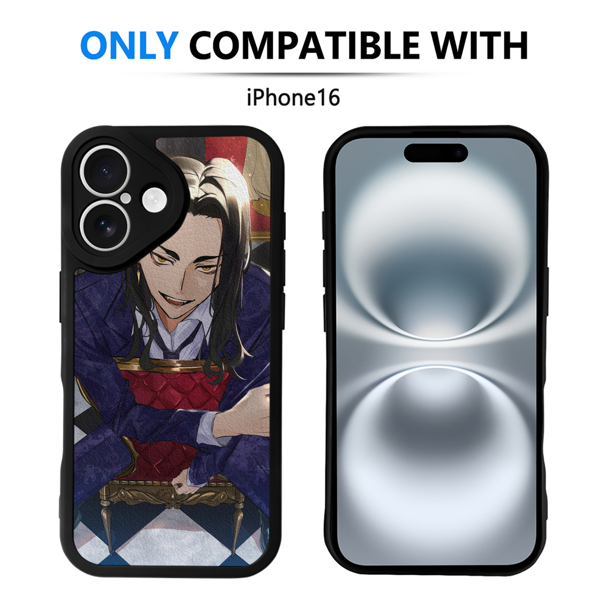 （画像用） 東京リベンジャーズ Tokyo Revengers 【iPhone 16シリーズ対応】シリコンスマホケース（レザー調） 材質：シリコン